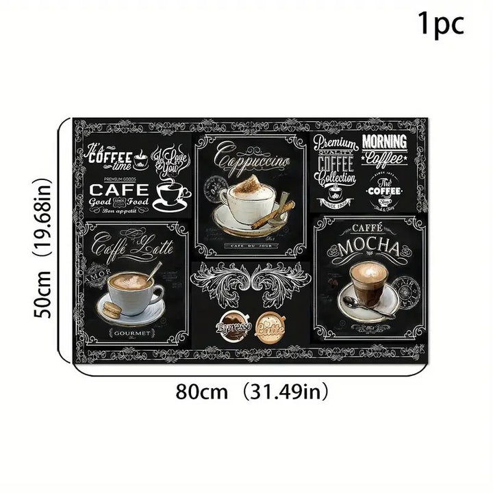 Coffee Bar Kitchen Mat Kalsten