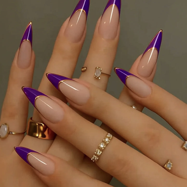 Elegant Stiletto Nail Enhancements Kalsten