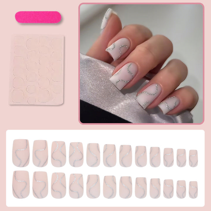 Artificial nails with glittering accents Kalsten
