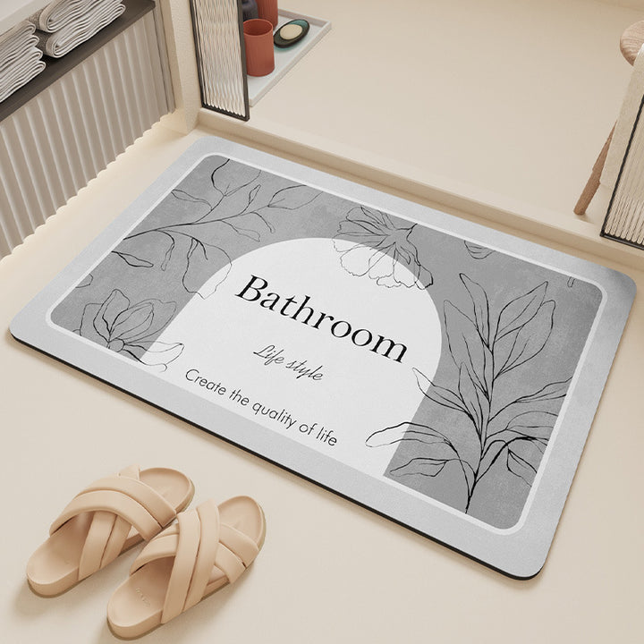 Stylish Bathroom Floor Mat Kalsten