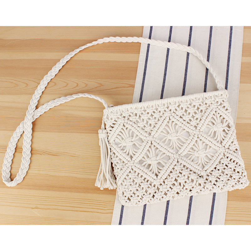 Hand-manipulated Macramé Crossbody Bag Kalsten