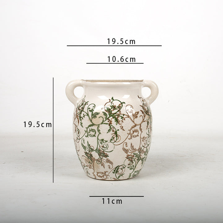 Flower decoration vessel with playful pattern Kalsten