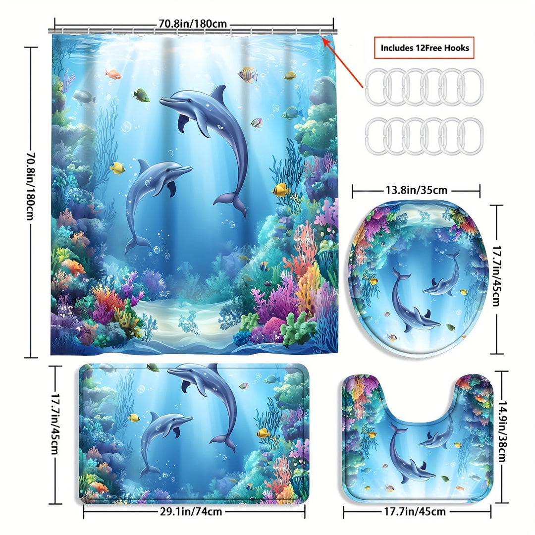 Marine Themed Bathroom Set Kalsten