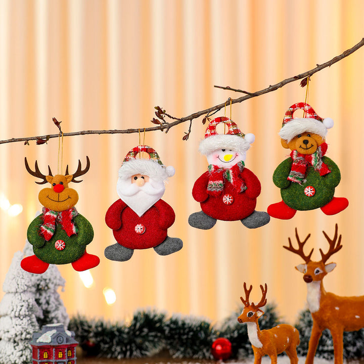 Decorative Plush Snowman Ornament Kalsten
