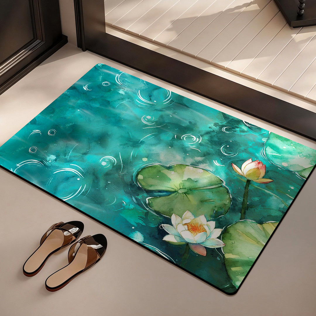 Artistic Koi Fish Area Rug