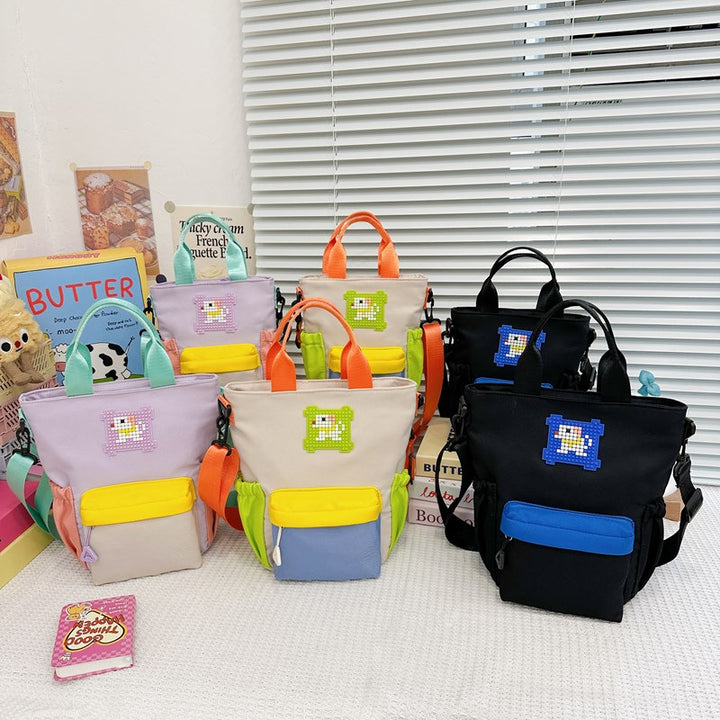 Mini handbag with colorful accents and practical carrying system Kalsten