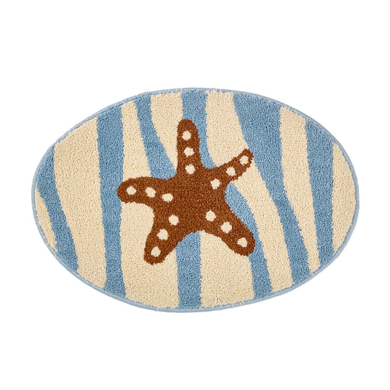 Cartoon Dog-Themed Bath Mat