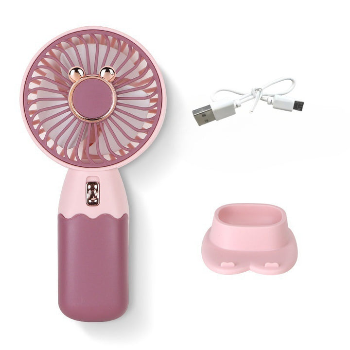 Women's Handheld Cooling Fan with USB Charging Function Kalsten