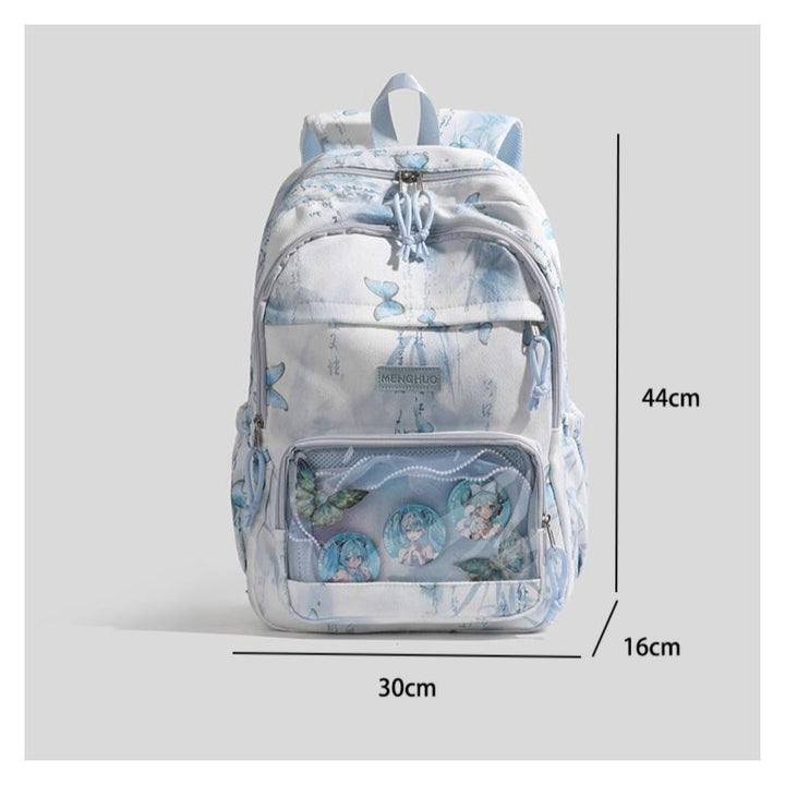 Stylish Butterfly Print Backpack Kalsten