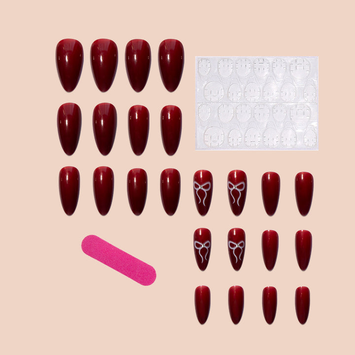 Acrylic nail set with elegant arch design Kalsten