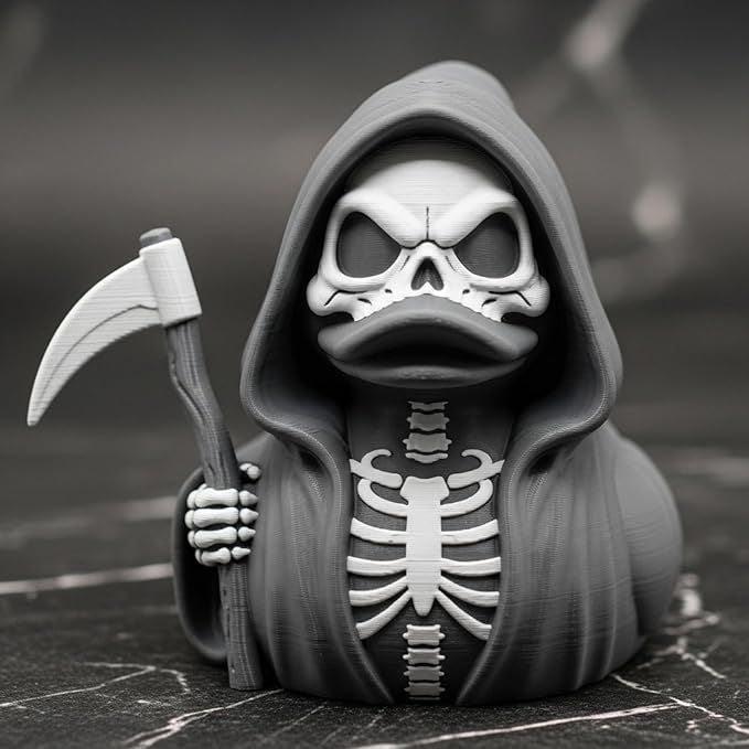 Creative Grim Reaper Duck Figurine Kalsten