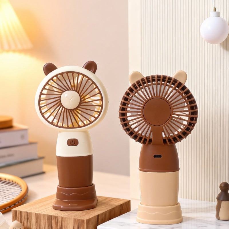 Ladies Portable Handheld Fan in Cute Animal Design Kalsten
