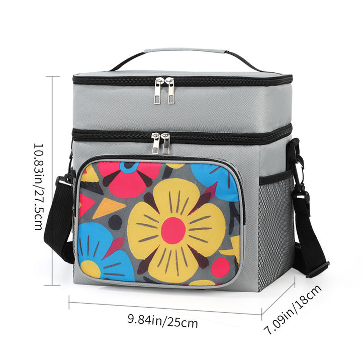 Insulated Floral Lunch Cooler Bag Kalsten