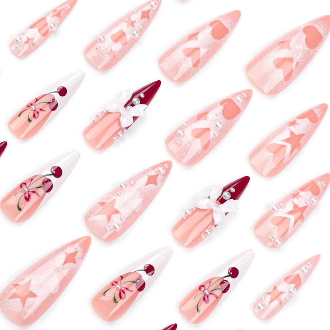 Artificial Nail Art with Festive Designs Kalsten