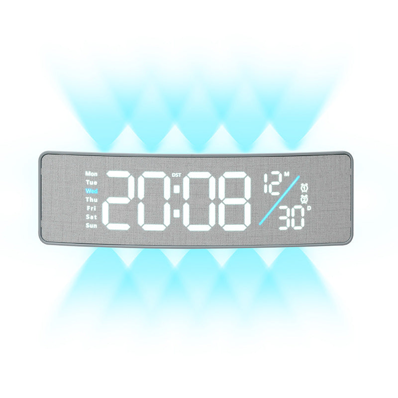 Digital multifunction alarm clock with soft textile cover Kalsten