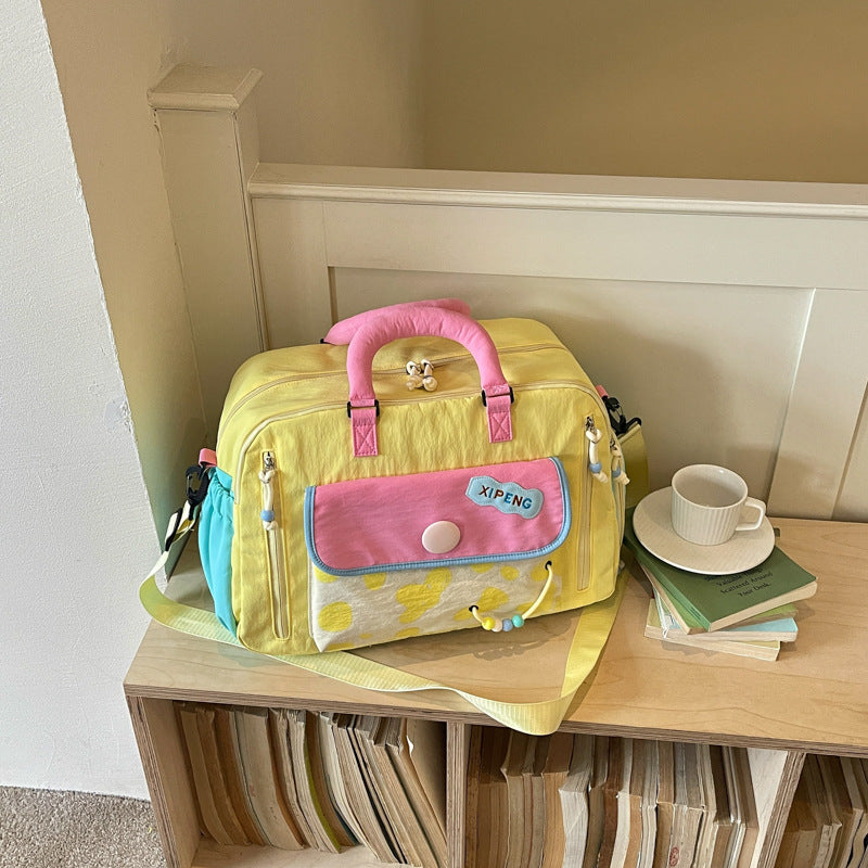 Trendy Multi-Pocket Utility Duffle Bag Kalsten