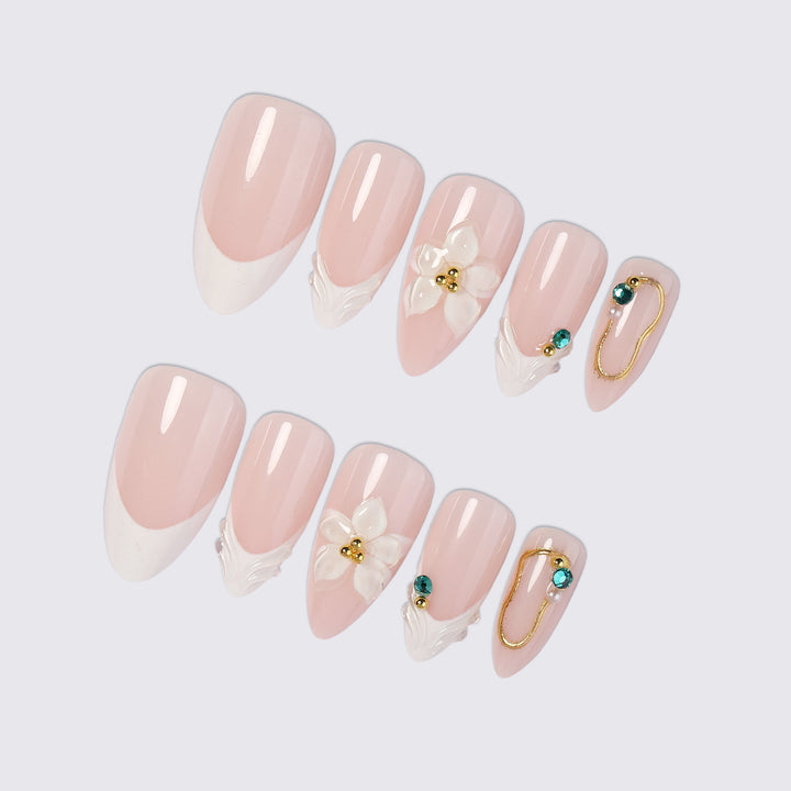 Elegant Decorative Press-On Nail Set kalsten 1788495787