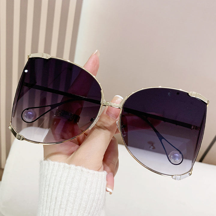 Ladies fashionable glasses with elegant pearl decor Kalsten