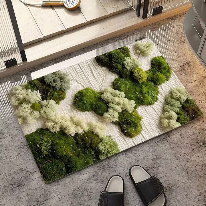 Naturally inspired soft floor mat