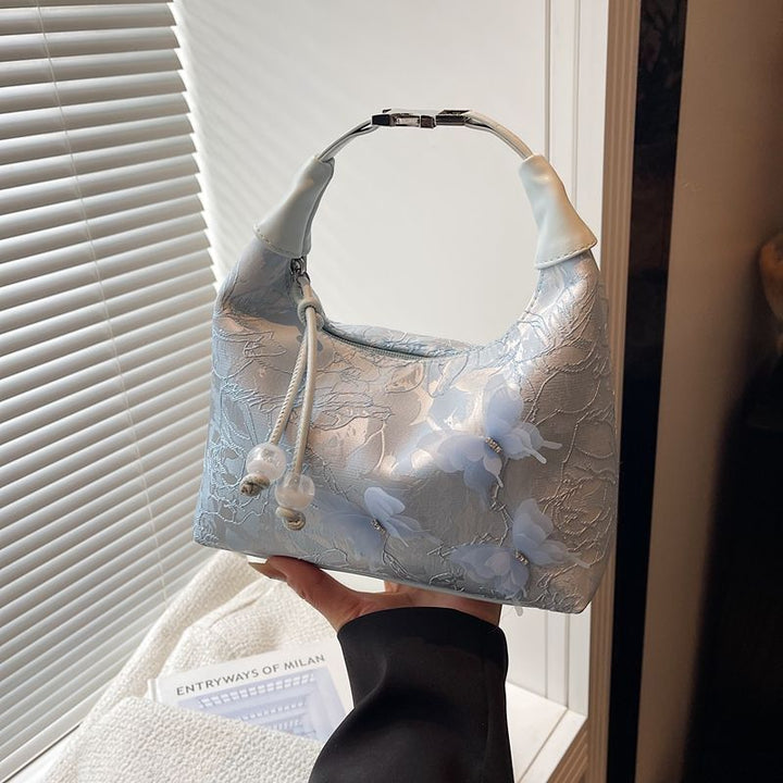 Floral Embellished Hobo Bag Kalsten