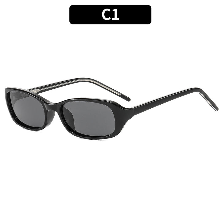 Classic Retro-Inspired Narrow Sunglasses