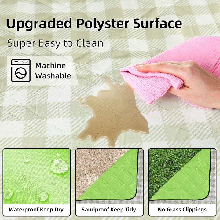 Picnic Blanket with Water-Resistant Backing Kalsten