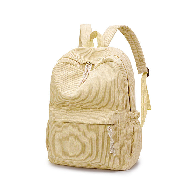 Corduroy Multi-Pocket Backpack Kalsten