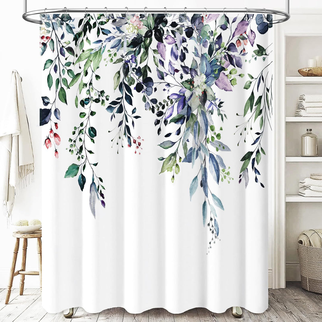 Floral Watercolor Shower Curtain Kalsten