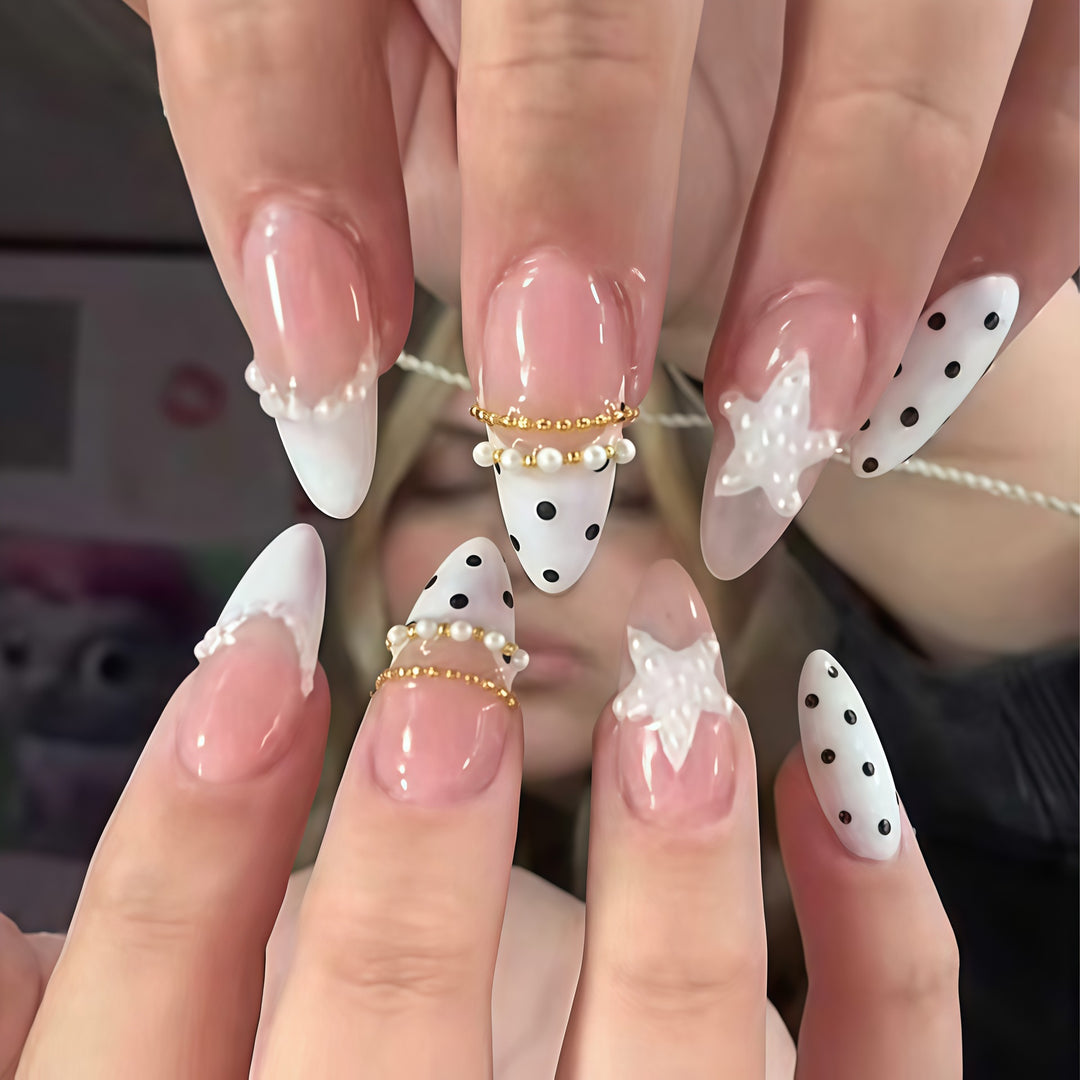 Stylish Decorative Stiletto Nail Extensions Kalsten