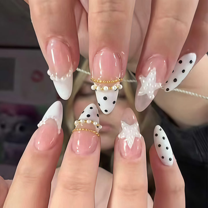 Stylish Decorative Stiletto Nail Extensions Kalsten