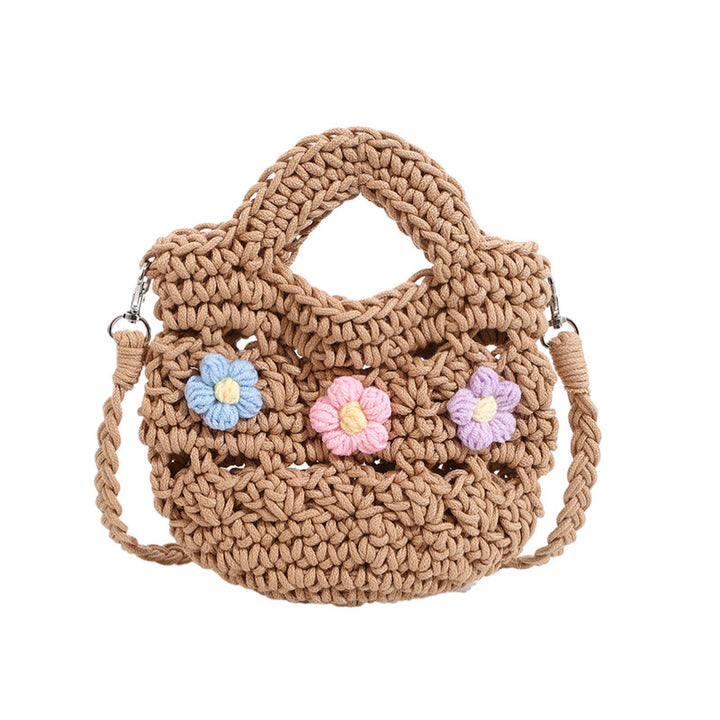 Floral Crochet Handbag