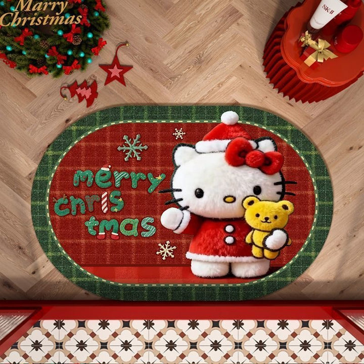Christmas-Themed Decorative Floor Mat