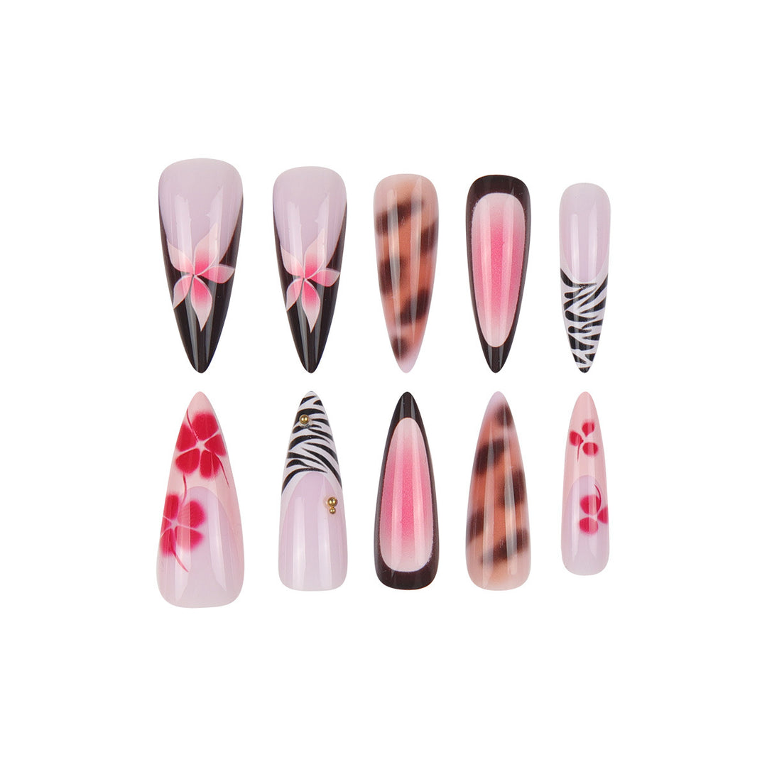 Artistic Stiletto Nail Extensions Kalsten