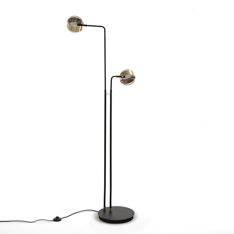 Modern Adjustable Dual-Head Floor Lamp