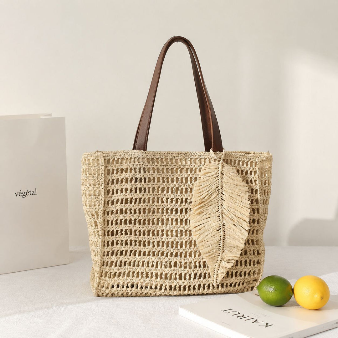Handcrafted Beach Bag Made from Natural Materials Kalsten