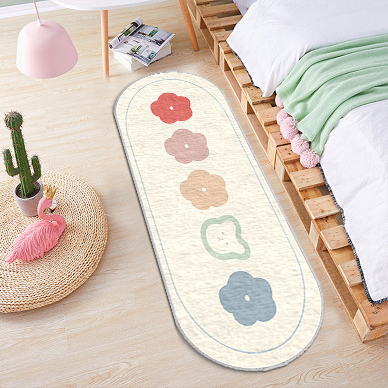 Floral Design Area Runner Mat