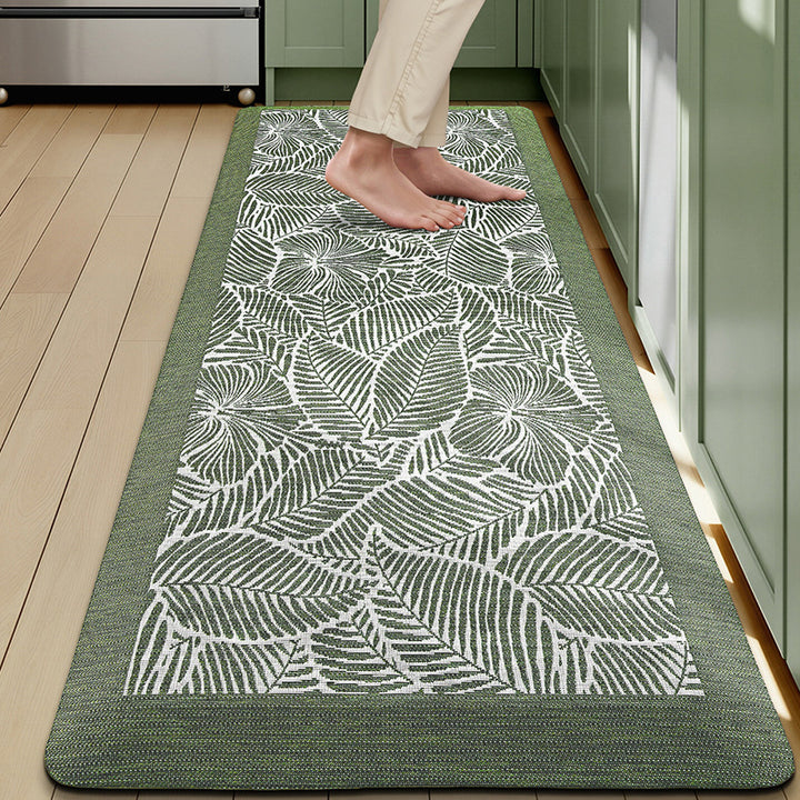 Leaf Pattern Kitchen Comfort Mat for Home Kitchen