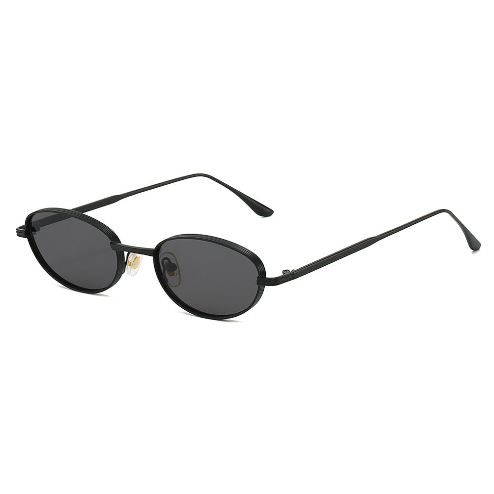 Fashion-Forward Oval Frame Sunglasses Kalsten