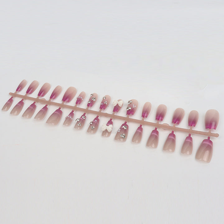 Glamorous Ombre Decorative Press-On Nail Set Kalsten
