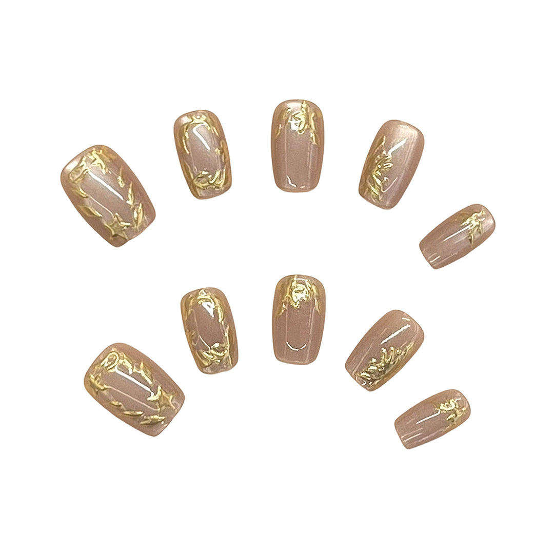 Elegant Press-On Nail Set Kalsten