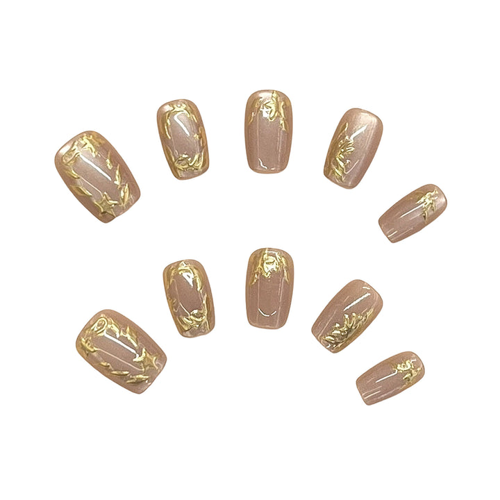 Elegant Press-On Nail Set Kalsten