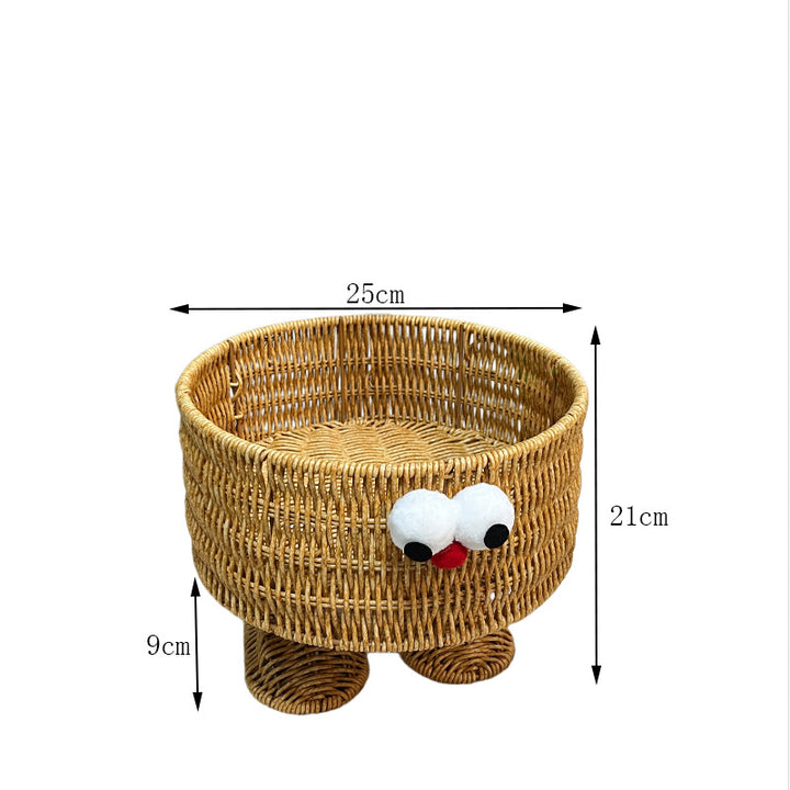 Cute Animal Face Storage Basket Kalsten