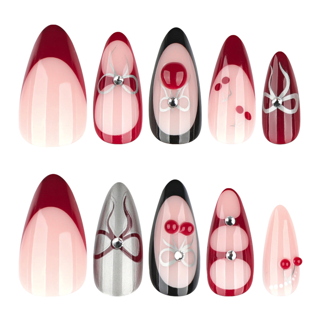 Artistic Nail Extensions with Unique 3D Designs Kalsten
