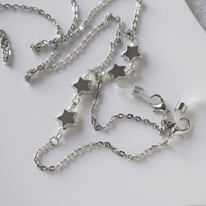 Star-Detail Chain Eyewear Holder Kalsten