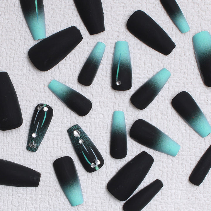 Matte Ombre Press-On Nail Design Kalsten