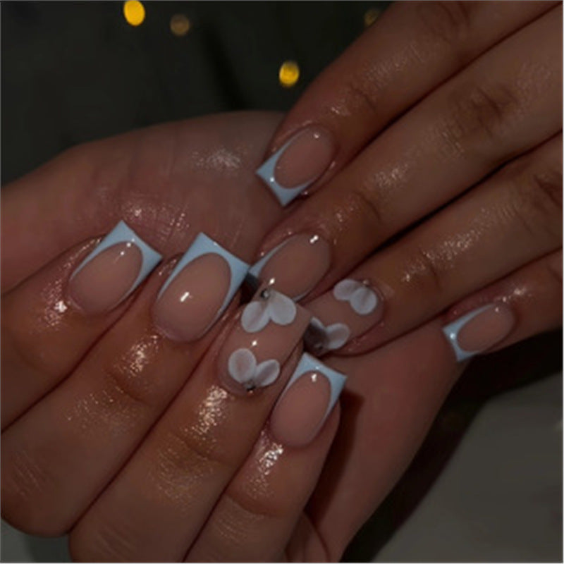 Artistic Press-On Nail Set with Premium Embellishments Kalsten