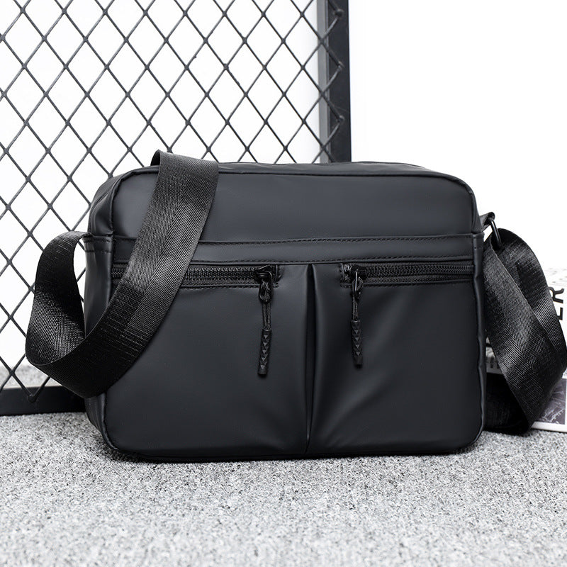 Sleek Dual-Zippered Utility Crossbody Bag Kalsten
