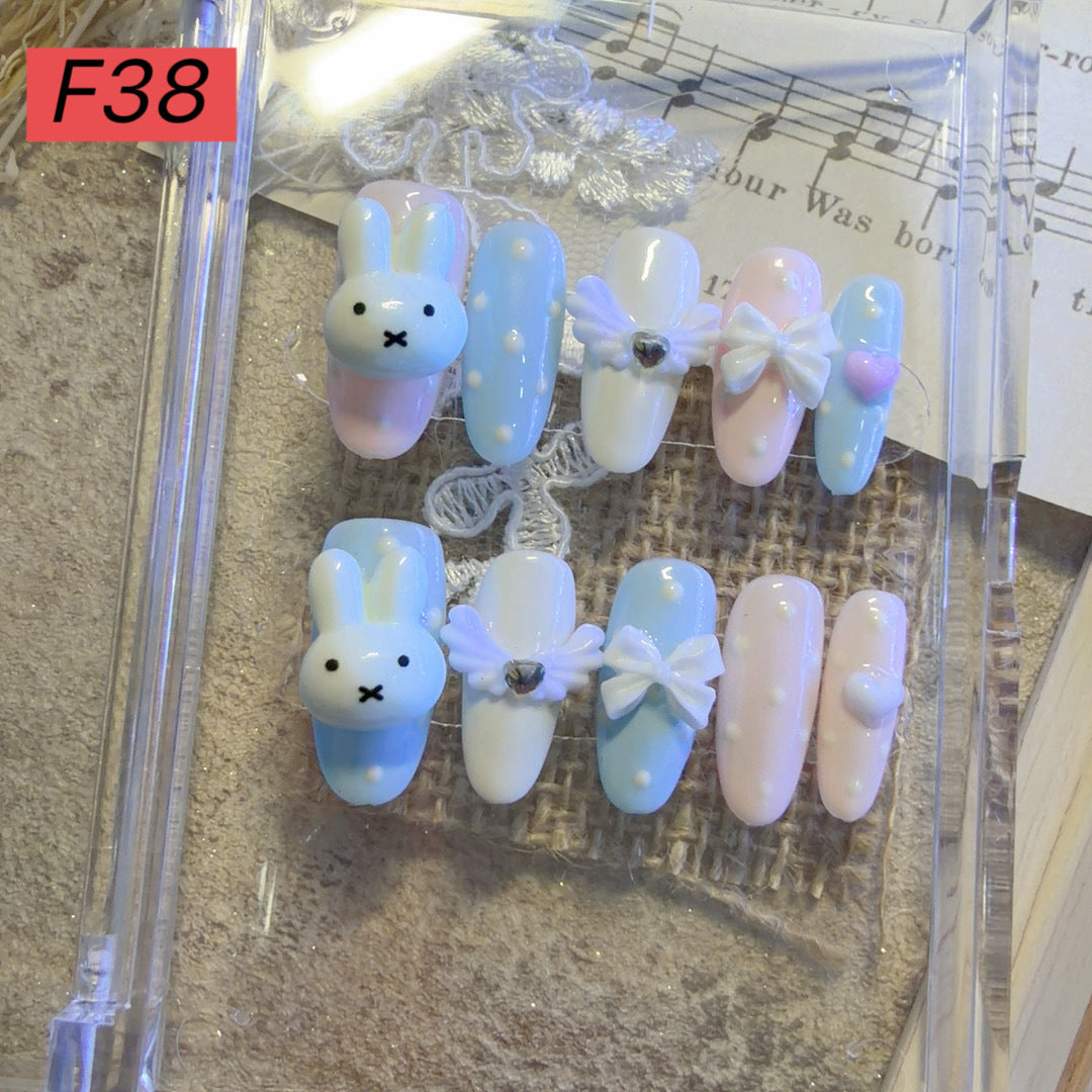 Decorative Press-On Nail Art Set 1790731572