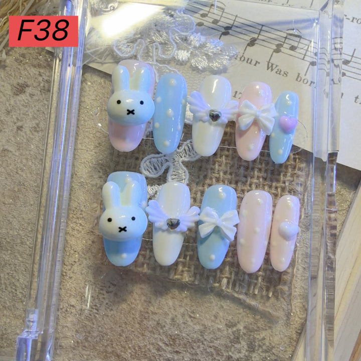 Decorative Press-On Nail Art Set 1790731572