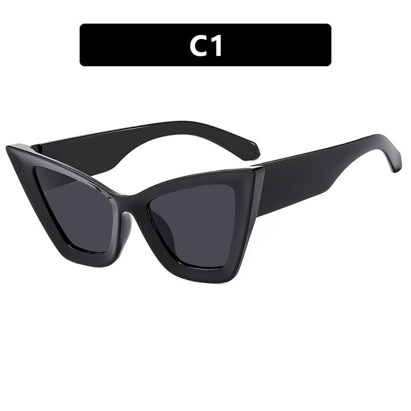 Women's Cat-Eye Sunglasses with Unique Wave Frame Kalsten